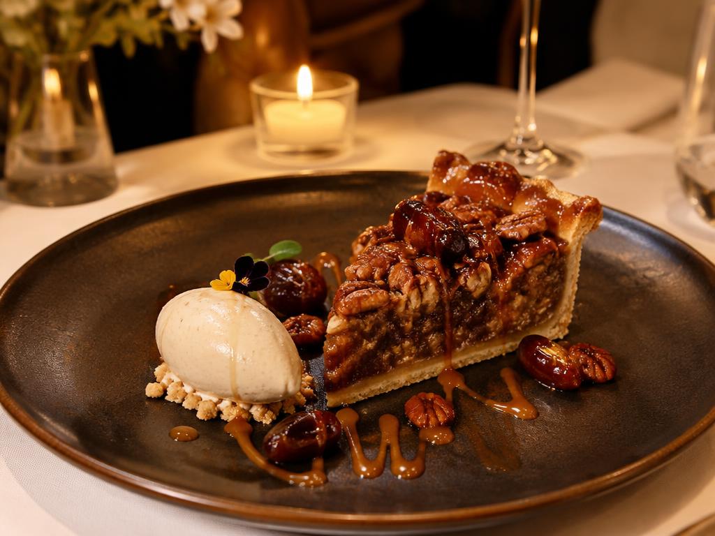Pecan Pie con dátiles